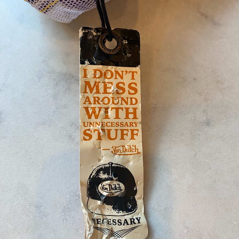 Von Dutch Purple and Yellow Cap - Picture 2 of 4